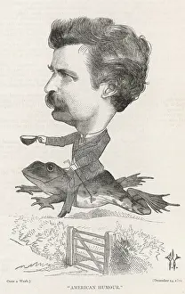 Leaps: Mark Twain - riding frog