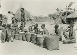 Lodges: Market in Amadi. March 1927