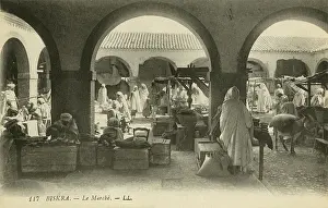 Oases: The market in Biskra, Algeria