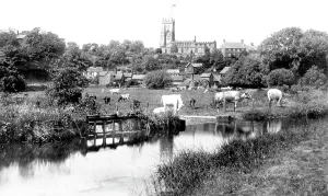 Drayton: Market Drayton, from the South 1898
