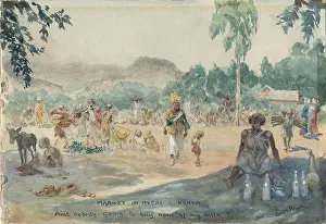 None: Market in Nyeri, Kenya