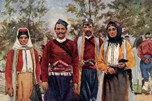 Montenegro: In the market place - Cetinje