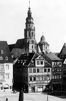 Coburg: Market place in Coburg, 1933