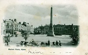 Harrogate: Market Place, Ripon, Yorkshire