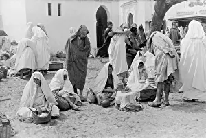 Tangier: Market scene in Tangier, 1941