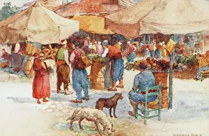 Uskudar: A Market at Scutari - Constantinople