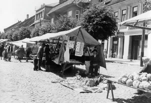 Fabrics: Market in the Spis, 1939