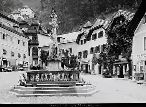 Hallstatt: Market square of Hallstatt