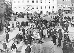 Wendish: Market square in Hoyerswerda