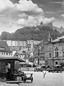 Kulmbach: Market Square in Kulmbach, 1931