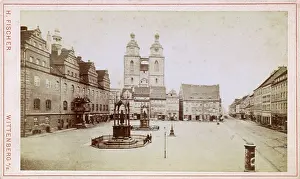 Melancthon: Market Square, Wittenberg, Germany