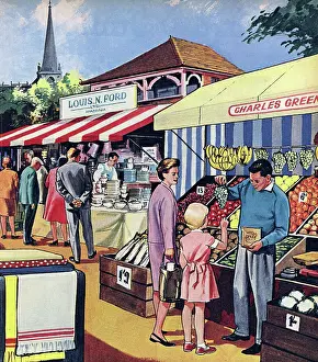 Cauliflowers: The Market Stall Keeper