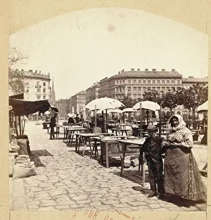 Haack: Market stands at the Naschmarkt