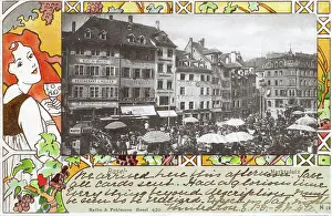 Marktplatz: Marketplace in Basel, Switzerland