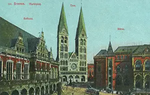 Rathaus: Marketplace at Bremen, Germany