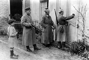 Accomodation: Marking of soldiers accomodations on the Western Front, 191