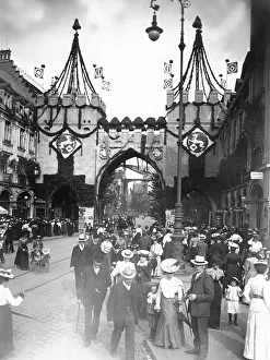 Karlsplatz: Markmen's fair in Munich, 05.07.1906