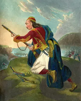 Markos: Markos Botsaris chieftain of the Souliotes
