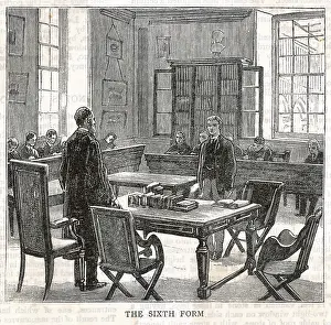 Bookcase: Marlborough classroom, 1886
