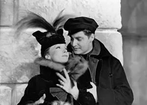 Filmscene: Marlene Dietrich and Robert Donat