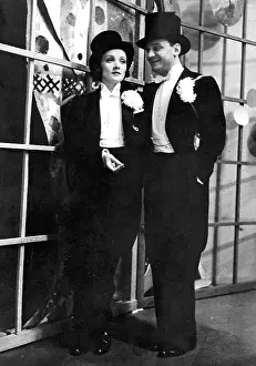 Marlene Dietrich with Willi Forst in the tailcoat (1931)