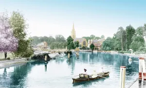 Marlow: Marlow, from Lock 1901