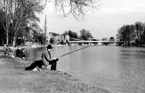 Marlow: Marlow, the River c1955