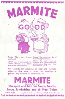 Marmite: Marmite advert from theatre programme 1933