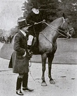 Weyer: The Marquess of Downshire on horseback