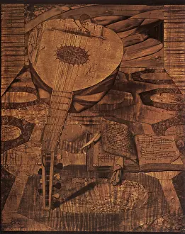 1549: Marquetry Panel from the Chateau de la Bastie d'Urfe