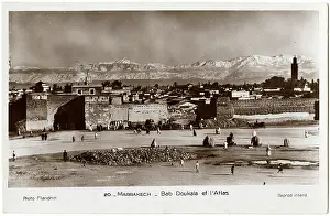 Marrakech: Marrakech, Morocco - The Bab Doukkala and Atlas Mountains