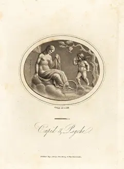 Intaglio: The marriage of Cupid and Psyche