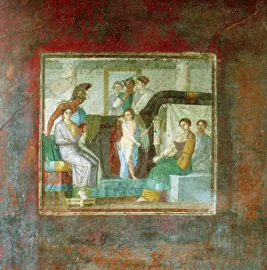 Fronton: Marriage of Mars and Aphrodite.1st century AD