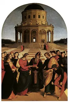 Breaks: The Marriage of the Virgin, by Raphael