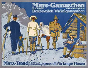 Gaiter: Mars clothing advert