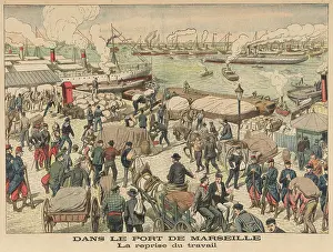 Bustling: MARSEILLE/HARBOUR 1904