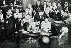Evidence: Marshal Philippe Petain on trial, Paris, end of WW2
