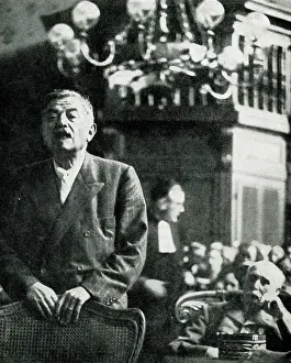 Evidence: Marshal Philippe Petain on trial, Paris, end of WW2