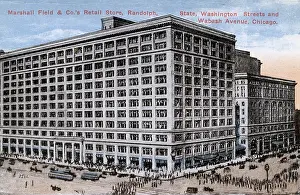 Wabash: Marshall Field & Co, department store, Chicago, USA