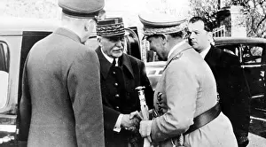 Petain: Marshall Petain and Hermann Goering
