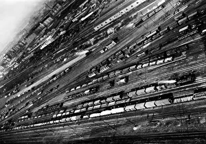 Logistics: Marshalling yard in Germany, 1930