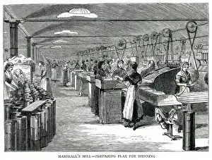 Marshalls: Marshall's Flax Mill factory 1885