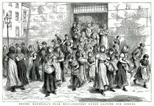 Marshalls: Marshall's Flax Mill factory 1885