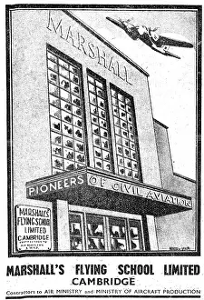 Marshalls: Marshall's Flying School Cambridge 1943 Advert
