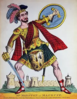 Macduff: Marston, Henry, 1804 - 1883, British actor, as