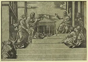 Chiaroscuro: Martha and Mary Magdalene before Christ