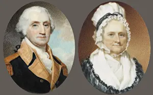 Idealized: Martha Washington, 1801, and George Washington
