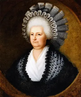 Lcgr1906: Martha Washington, by Edward Savage, 1790