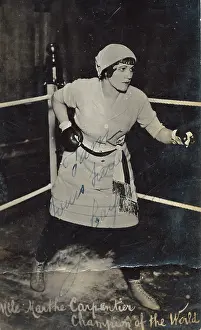 Bout: Marthe Carpentier boxer born 1893