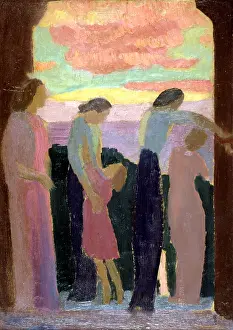 Marthe: Marthe Denis and the Children on the Balcony